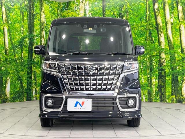 スペーシアカスタム ハイブリッドXS ナビ 衝突被害軽減システム レーダークルーズ 両側電動ドア 全周囲カメラ シートヒーター ドラレコ スマートキー LEDヘッド ETC スマートキー コーナーセンサー 車線逸脱警報(14枚目)