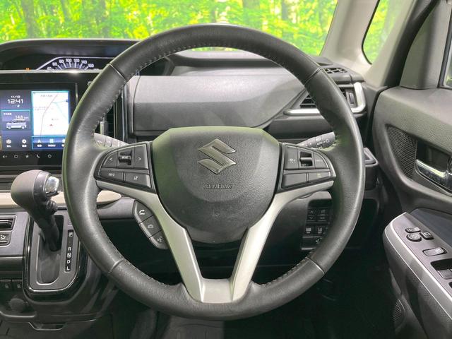 ソリオ ハイブリッドＭＺ　純正ナビ　衝突被害軽減システム　レーダークルーズ　両側電動ドア　全周囲カメラ　スマートキー　ＬＥＤヘッド　ビルトインＥＴＣ　コーナーセンサー　純正１５インチアルミ　車線逸脱警報　オートライト（11枚目）