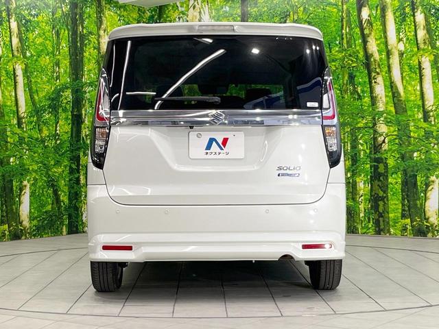 ソリオ ハイブリッドＭＺ　純正ナビ　衝突被害軽減システム　レーダークルーズ　両側電動ドア　全周囲カメラ　スマートキー　ＬＥＤヘッド　ビルトインＥＴＣ　コーナーセンサー　純正１５インチアルミ　車線逸脱警報　オートライト（15枚目）