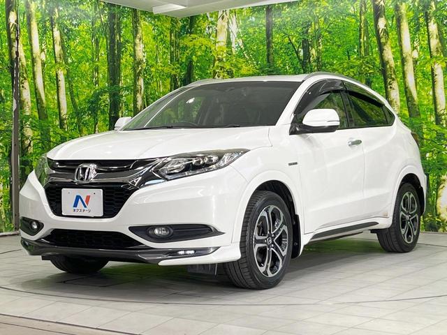 ヴェゼル ハイブリッドＺ　バックカメラ　衝突被害軽減システム　禁煙車　ハーフレザーシート　スマートキー　ＬＥＤヘッド　ＥＴＣ　クルコン　純正１８インチアルミ　オートライト　デュアルエアコン　Ｂｌｕｅｔｏｏｔｈ　ＣＤ（21枚目）