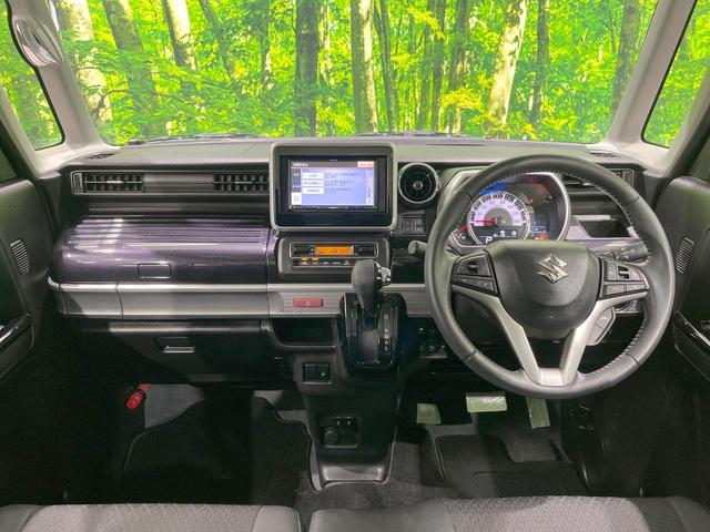 スペーシアカスタム ハイブリッドＸＳ　ナビ　衝突被害軽減システム　レーダークルーズ　両側電動ドア　ハーフレザーシート　スマートキー　ＬＥＤヘッド　コーナーセンサー　純正１５インチアルミ　車線逸脱警報　オートライト　オートエアコン　ＣＤ（2枚目）