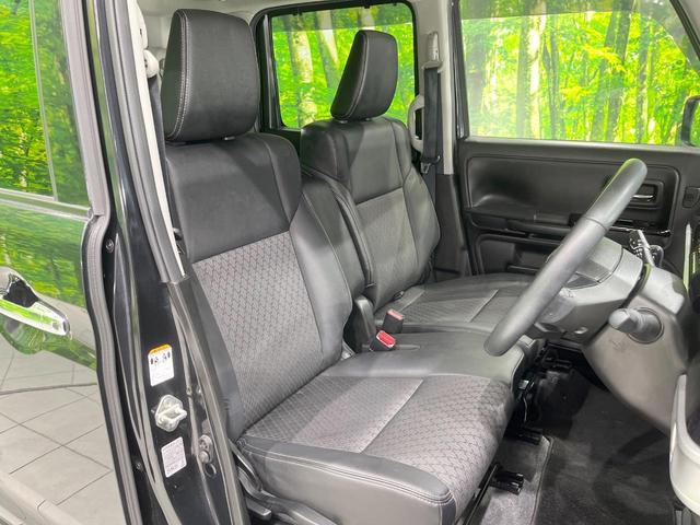 スペーシアカスタム ハイブリッドＸＳ　ナビ　衝突被害軽減システム　レーダークルーズ　両側電動ドア　ハーフレザーシート　スマートキー　ＬＥＤヘッド　コーナーセンサー　純正１５インチアルミ　車線逸脱警報　オートライト　オートエアコン　ＣＤ（8枚目）