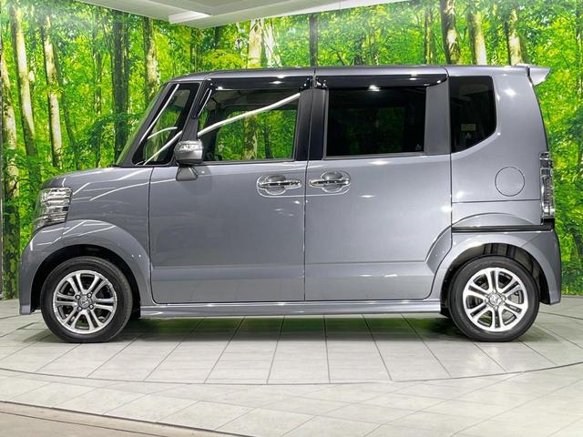 Ｎ－ＢＯＸカスタム Ｇ　ＳＳパッケージ　純正ナビ　衝突被害軽減システム　両側電動ドア　バックカメラ　スマートキー　ＨＩＤヘッド　ビルトインＥＴＣ　純正１４インチアルミ　オートライト　オートエアコン　Ｂｌｕｅｔｏｏｔｈ　ＣＤ　ＤＶＤ再生（28枚目）