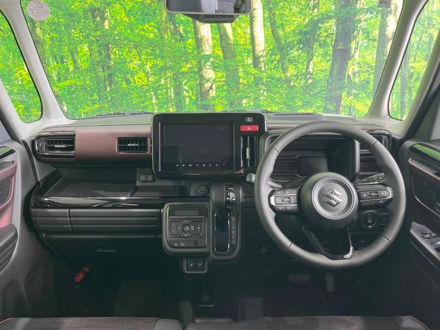 スペーシアカスタム ハイブリッドＸＳ　両側電動ドア　全周囲カメラ　衝突被害軽減システム　レーダークルーズ　禁煙車　ハーフレザーシート　コーナーセンサー　スマートキー　ＬＥＤヘッド　純正１５インチアルミ　オートライト　オートエアコン（2枚目）