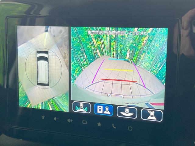 スペーシアカスタム ハイブリッドＸＳ　両側電動ドア　全周囲カメラ　衝突被害軽減システム　レーダークルーズ　禁煙車　ハーフレザーシート　コーナーセンサー　スマートキー　ＬＥＤヘッド　純正１５インチアルミ　オートライト　オートエアコン（4枚目）