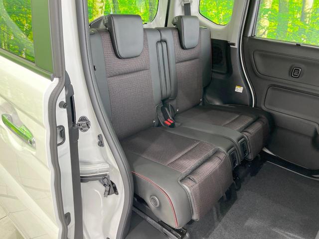 スペーシアカスタム ハイブリッドＸＳ　両側電動ドア　全周囲カメラ　衝突被害軽減システム　レーダークルーズ　禁煙車　ハーフレザーシート　コーナーセンサー　スマートキー　ＬＥＤヘッド　純正１５インチアルミ　オートライト　オートエアコン（9枚目）