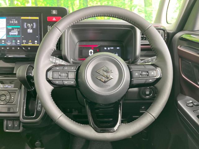 スペーシアカスタム ハイブリッドＸＳ　届出済未使用車　両側電動ドア　純正ナビ　全周囲カメラ　衝突被害軽減システム　レーダークルーズ　ハーフレザーシート　コーナーセンサー　スマートキー　ＬＥＤヘッド　純正１５インチアルミ　オートライト（11枚目）