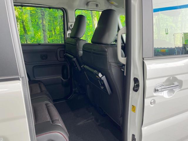 スペーシアカスタム ハイブリッドＸＳ　届出済未使用車　両側電動ドア　純正ナビ　全周囲カメラ　衝突被害軽減システム　レーダークルーズ　ハーフレザーシート　コーナーセンサー　スマートキー　ＬＥＤヘッド　純正１５インチアルミ　オートライト（59枚目）