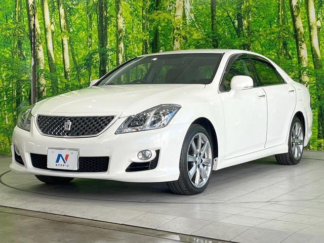 クラウン ２．５アスリート　ナビパッケージ　バックカメラ　衝突被害軽減システム　禁煙車　ハーフレザーシート　前席シートエアコン　スマートキー　ＨＩＤヘッド　ビルトインＥＴＣ　クルコン　純正１８インチアルミ　オートエアコン　Ｂｌｕｅｔｏｏｔｈ（21枚目）