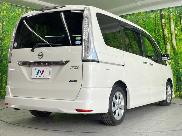 セレナ ハイウェイスター　Ｓ－ハイブリッド　電動スライドドア　後席モニター　バックカメラ　禁煙車　スマートキー　ＨＩＤヘッド　ＥＴＣ　クルコン　純正１６インチアルミ　オートライト　オートエアコン　リアエアコン　Ｂｌｕｅｔｏｏｔｈ　ＣＤ（18枚目）