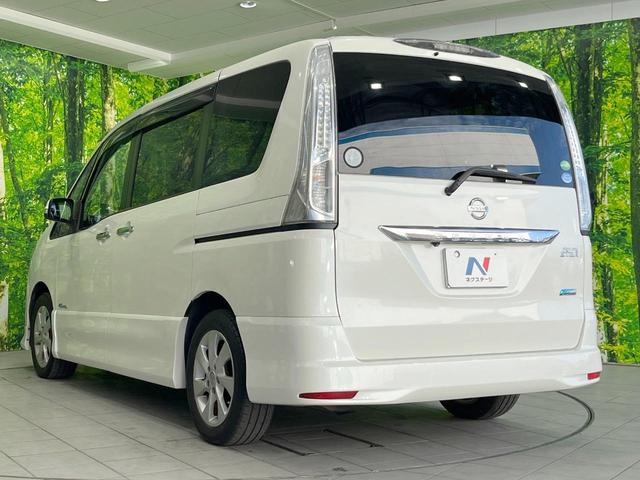 セレナ ハイウェイスター　Ｓ－ハイブリッド　電動スライドドア　後席モニター　バックカメラ　禁煙車　スマートキー　ＨＩＤヘッド　ＥＴＣ　クルコン　純正１６インチアルミ　オートライト　オートエアコン　リアエアコン　Ｂｌｕｅｔｏｏｔｈ　ＣＤ（24枚目）