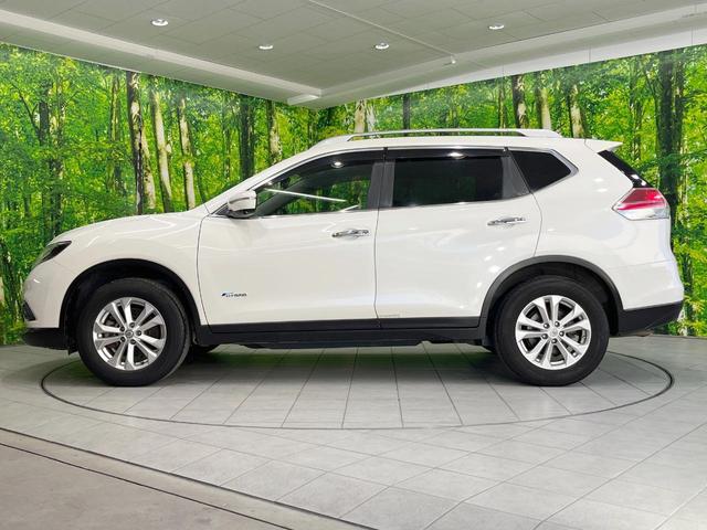 エクストレイル 20X ハイブリッド エマージェンシーブレーキP 4WD 純正ナビ 衝突被害軽減システム 全周囲カメラ 電動リアゲート スマートキー LEDヘッド ハーフレザーシート コーナーセンサー ビルトインETC クルコン 純正17インチアルミ オートライト(28枚目)