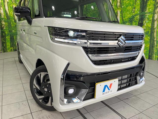 スペーシアカスタム ハイブリッドXS 届出済未使用車 純正ナビ 衝突被害軽減システム レーダークルーズ 両側電動ドア 全周囲カメラ スマートキー LEDヘッド ハーフレザーシート コーナーセンサー 純正14インチアルミ オートライト(12枚目)