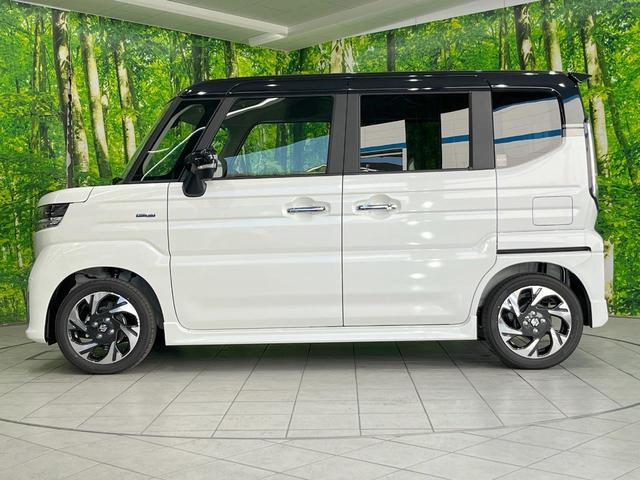 スペーシアカスタム ハイブリッドXS 届出済未使用車 純正ナビ 衝突被害軽減システム レーダークルーズ 両側電動ドア 全周囲カメラ スマートキー LEDヘッド ハーフレザーシート コーナーセンサー 純正14インチアルミ オートライト(28枚目)