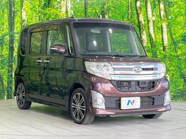 タント カスタムRS トップエディションSA 純正SDナビ 衝突被害軽減システム 両側電動ドア バックカメラ スマートキー LEDヘッド ETC ハーフレザーシート 純正15インチアルミ オートライト オートエアコン Bluetooth(16枚目)