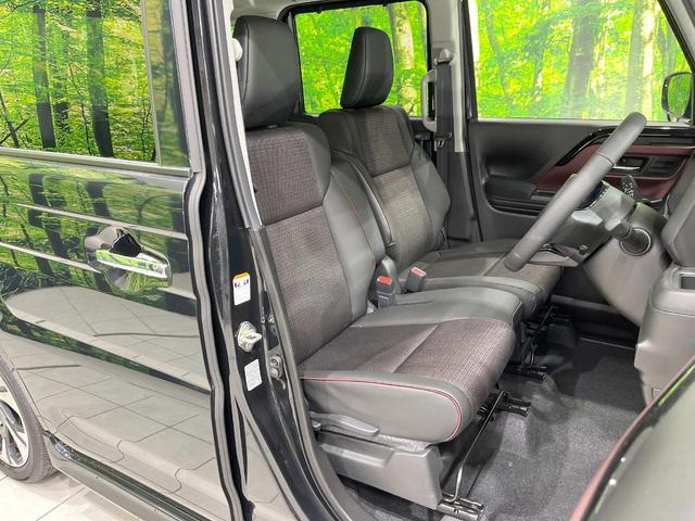 スペーシアカスタム ハイブリッドＸＳ　両側電動ドア　衝突被害軽減システム　レーダークルーズ　禁煙車　ハーフレザーシート　コーナーセンサー　スマートキー　ＬＥＤヘッド　純正１５インチアルミ　オートハイビーム　車線逸脱警報　オートライト（8枚目）