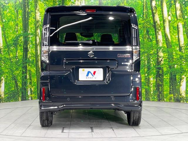 スペーシアカスタム ハイブリッドＸＳ　両側電動ドア　衝突被害軽減システム　レーダークルーズ　禁煙車　ハーフレザーシート　コーナーセンサー　スマートキー　ＬＥＤヘッド　純正１５インチアルミ　オートハイビーム　車線逸脱警報　オートライト（15枚目）