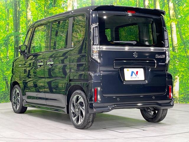 スペーシアカスタム ハイブリッドＸＳ　両側電動ドア　衝突被害軽減システム　レーダークルーズ　禁煙車　ハーフレザーシート　コーナーセンサー　スマートキー　ＬＥＤヘッド　純正１５インチアルミ　オートハイビーム　車線逸脱警報　オートライト（29枚目）