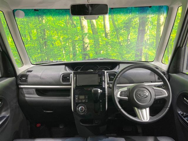 タント カスタムRS トップエディションSAII SDナビ 衝突被害軽減システム 両側電動ドア スマートキー LEDヘッド 純正15インチアルミ オートライト オートエアコン ハーフレザーシート Bluetooth CD DVD再生 フルセグ(2枚目)