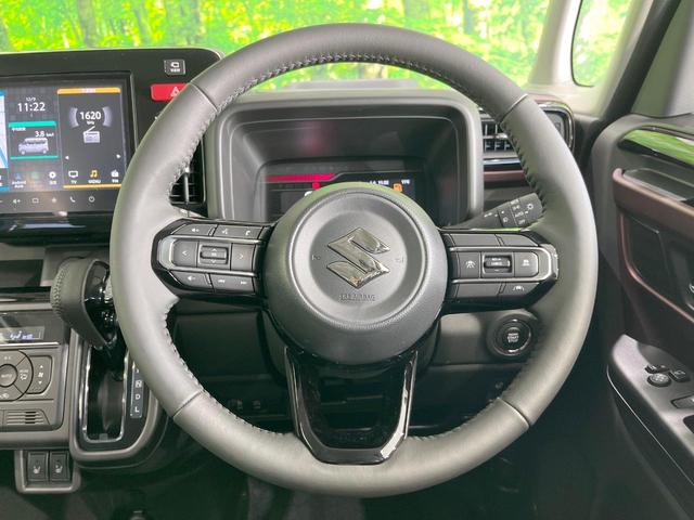 スペーシアカスタム ハイブリッドＸＳ　届出済未使用車　両側電動ドア　全周囲カメラ　衝突被害軽減システム　レーダークルーズ　ハーフレザーシート　コーナーセンサー　スマートキー　ＬＥＤヘッド　純正１５インチアルミ　オートハイビーム（11枚目）