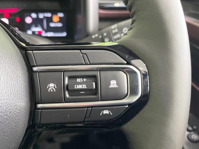 スペーシアカスタム ハイブリッドＸＳ　届出済未使用車　両側電動ドア　全周囲カメラ　衝突被害軽減システム　レーダークルーズ　ハーフレザーシート　コーナーセンサー　スマートキー　ＬＥＤヘッド　純正１５インチアルミ　オートハイビーム（37枚目）