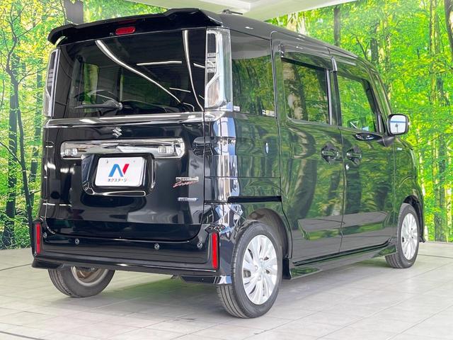 スペーシアカスタム ハイブリッドＧＳ　電動スライドドア　ＳＤナビ　バックカメラ　衝突被害軽減システム　禁煙車　シートヒーター　ドラレコ　コーナーセンサー　スマートキー　ＬＥＤヘッド　ビルトインＥＴＣ　純正１４インチアルミ　車線逸脱警報（17枚目）