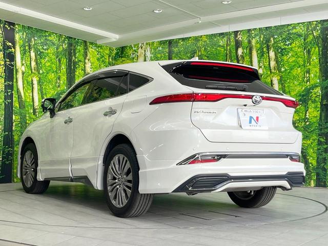 ハリアー Z フルエアロ バックカメラ 衝突被害軽減システム 禁煙車 電動リアゲート ハーフレザーシート パワーシート コーナーセンサー スマートキー LEDヘッド ETC2.0 クルコン 純正19インチアルミ(26枚目)