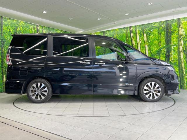 セレナ ハイウェイスター 純正ナビ 衝突被害軽減システム プロパイロット 両側電動ドア 後席モニター 全周囲カメラ コーナーセンサー スマートキー ビルトインETC 純正16インチアルミ 車線逸脱警報 オートライト(25枚目)