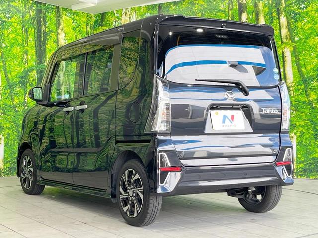 タント カスタムX 両側電動ドア SDナビ 衝突被害軽減システム ハーフレザーシート スマートキー LEDヘッド 純正15インチアルミ オートライト オートエアコン Bluetooth CD DVD再生(24枚目)