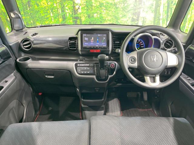 N-BOXカスタム G・Aパッケージ 両側電動ドア SDナビ バックカメラ 衝突被害軽減システム 禁煙車 スマートキー HIDヘッド ETC 純正14インチアルミ オートライト オートエアコン CD 地デジ(2枚目)