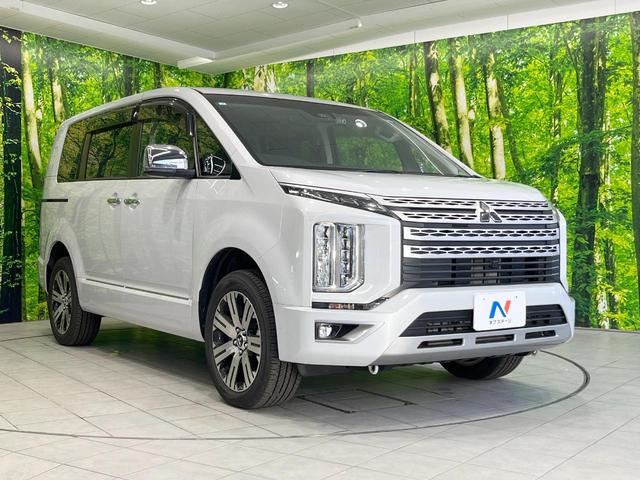 デリカＤ：５ Ｐ　４ＷＤ　ディーゼル（軽油）　両側電動ドア　純正ＳＤナビ　全周囲カメラ　衝突被害軽減システム　レーダークルーズ　電動リアゲート　パワーシート　ドラレコ　スマートキー　ＬＥＤヘッド　ビルトインＥＴＣ（17枚目）