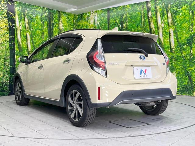 アクア クロスオーバー　グラム　純正ＳＤナビ　バックカメラ　衝突被害軽減システム　禁煙車　ハーフレザーシート　ドラレコ　コーナーセンサー　スマートキー　ビルトインＥＴＣ　純正１６インチアルミ　オートライト　オートエアコン（23枚目）