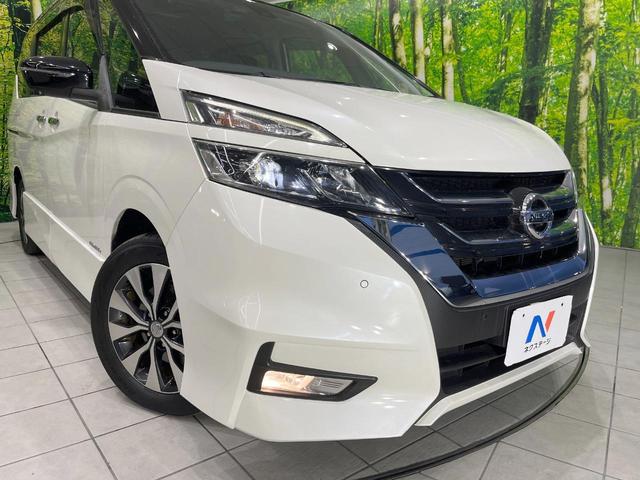 セレナ ハイウェイスター　ＶセレクションＩＩ　両側電動ドア　純正ＳＤナビ　後席モニター　全周囲カメラ　衝突被害軽減システム　レーダークルーズ　ドラレコ　コーナーセンサー　スマートキー　ＬＥＤヘッド　ビルトインＥＴＣ　純正１６インチアルミ（13枚目）