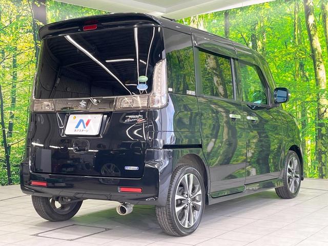 スペーシアカスタムＺ ターボ　両側電動ドア　ＳＤナビ　バックカメラ　衝突被害軽減システム　禁煙車　シートヒーター　スマートキー　ＨＩＤヘッド　クルコン　純正１５インチアルミ　車線逸脱警報　オートライト　オートエアコン（17枚目）