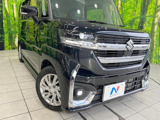 スペーシアカスタム ハイブリッドGS 電動スライドドア 全周囲カメラ 衝突被害軽減システム レーダークルーズ 禁煙車 シートヒーター ドラレコ コーナーセンサー スマートキー LEDヘッド ビルトインETC 純正14インチアルミ(12枚目)