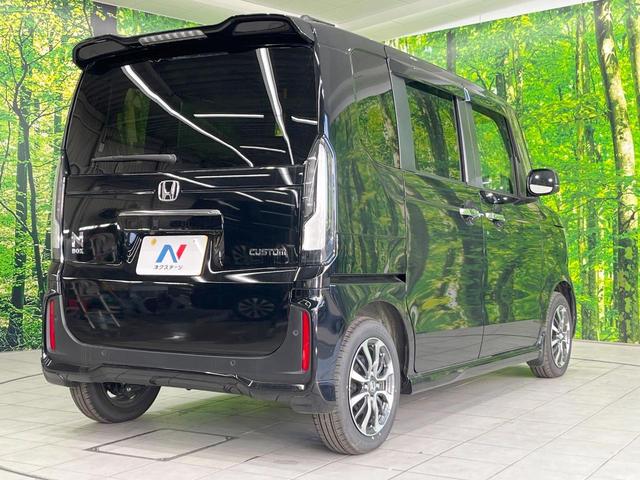 Ｎ－ＢＯＸカスタム ベースグレード　電動スライドドア　バックカメラ　衝突被害軽減システム　レーダークルーズ　禁煙車　ドラレコ　コーナーセンサー　スマートキー　ＬＥＤヘッド　ビルトインＥＴＣ　純正１４インチアルミ　車線逸脱警報（18枚目）