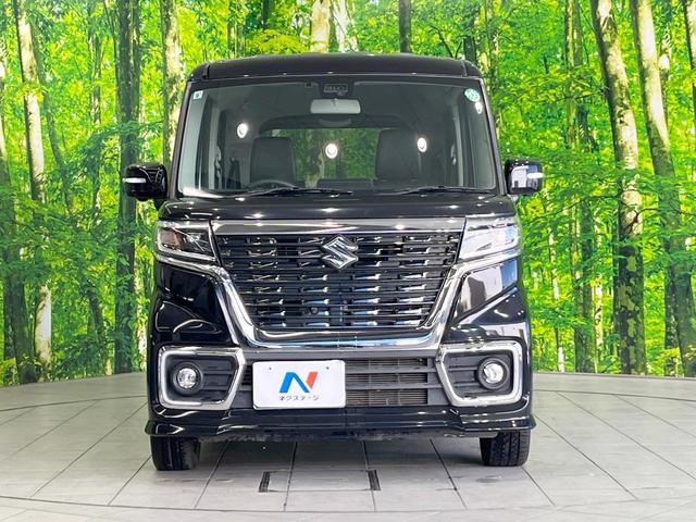 スペーシアカスタム ハイブリッドＸＳ　両側電動ドア　純正ＳＤナビ　衝突被害軽減システム　禁煙車　シートヒーター　コーナーセンサー　スマートキー　ＬＥＤヘッド　ＥＴＣ　純正１５インチアルミ　オートライト　オートエアコン　Ｂｌｕｅｔｏｏｔｈ（14枚目）