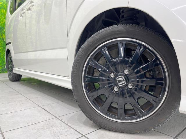 Ｎ－ＢＯＸカスタム Ｇ・ターボＬパッケージ　両側電動ドア　純正ＳＤナビ　後席モニター　バックカメラ　衝突被害軽減システム　禁煙車　ハーフレザーシート　コーナーセンサー　スマートキー　ＨＩＤヘッド　ビルトインＥＴＣ　クルコン（13枚目）