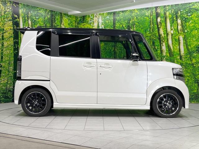 Ｎ－ＢＯＸカスタム Ｇ・ターボＬパッケージ　両側電動ドア　純正ＳＤナビ　後席モニター　バックカメラ　衝突被害軽減システム　禁煙車　ハーフレザーシート　コーナーセンサー　スマートキー　ＨＩＤヘッド　ビルトインＥＴＣ　クルコン（24枚目）