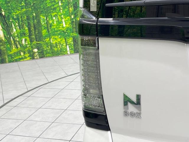 Ｎ－ＢＯＸカスタム Ｇ・ターボＬパッケージ　両側電動ドア　純正ＳＤナビ　後席モニター　バックカメラ　衝突被害軽減システム　禁煙車　ハーフレザーシート　コーナーセンサー　スマートキー　ＨＩＤヘッド　ビルトインＥＴＣ　クルコン（31枚目）