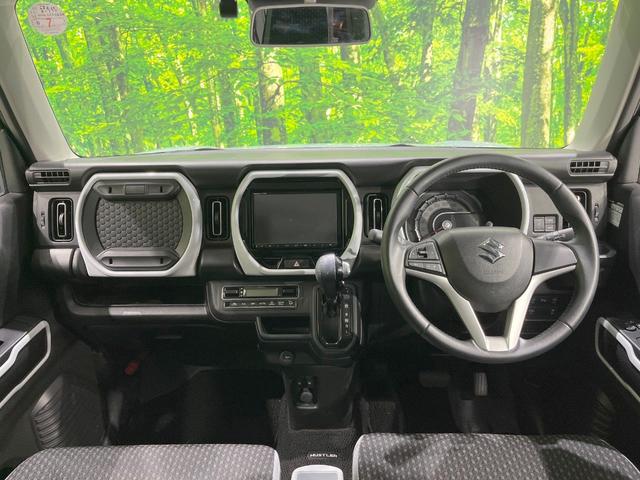 ハスラー ハイブリッドＸ　純正ＳＤナビ　全周囲カメラ　衝突被害軽減システム　禁煙車　ドラレコ　コーナーセンサー　スマートキー　ＬＥＤヘッド　ビルトインＥＴＣ　純正１５インチアルミ　車線逸脱警報　オートライト　オートエアコン（2枚目）