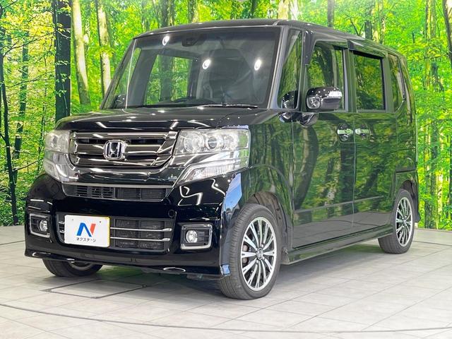 N-BOXカスタム G ターボSSブラックスタイルパッケージ 純正SDナビ 衝突被害軽減システム 両側電動ドア バックカメラ ハーフレザーシート スマートキー HIDヘッド ビルトインETC 純正15インチアルミ オートライト オートエアコン(27枚目)