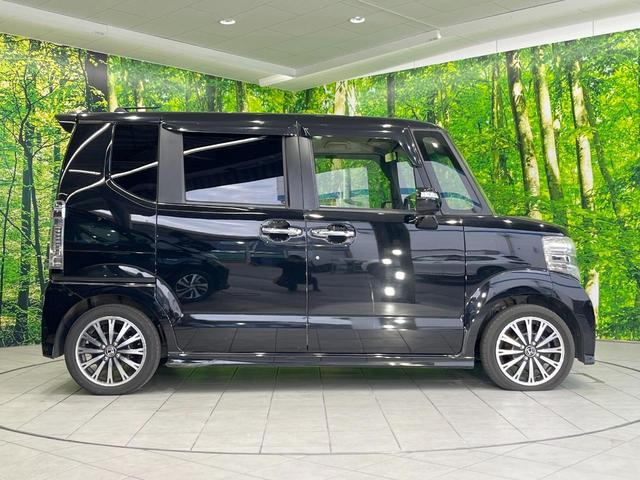 N-BOXカスタム G ターボSSブラックスタイルパッケージ 純正SDナビ 衝突被害軽減システム 両側電動ドア バックカメラ ハーフレザーシート スマートキー HIDヘッド ビルトインETC 純正15インチアルミ オートライト オートエアコン(30枚目)