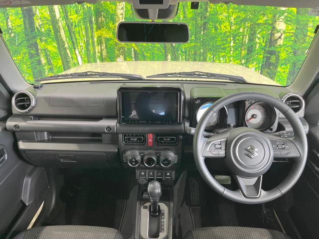ジムニー ＸＣ　４ＷＤ　純正ナビ　衝突被害軽減システム　バックカメラ　クルコン　コーナーセンサー　スマートキー　ＬＥＤヘッド　ビルトインＥＴＣ　純正１６インチアルミ　車線逸脱警報　オートライト　オートエアコン（2枚目）