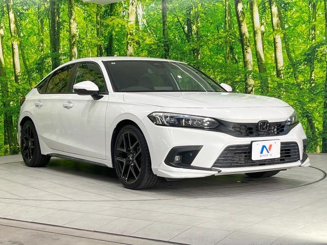 シビック ＥＸ　純正ナビ　衝突被害軽減システム　レーダークルーズ　バックカメラ　ドラレコ　スマートキー　ＬＥＤヘッド　ＥＴＣ２．０　ハーフレザーシート　純正１８インチアルミ　車線逸脱警報　オートライト　オートエアコン（16枚目）