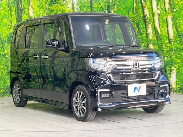 Ｎ－ＢＯＸカスタム Ｌ　ＳＤナビ　衝突被害軽減システム　レーダークルーズ　電動スライドドア　バックカメラ　スマートキー　ＬＥＤヘッド　ＥＴＣ　コーナーセンサー　純正１４インチアルミ　車線逸脱警報　オートライト（16枚目）