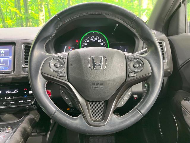 ヴェゼル ハイブリッドＲＳ・ホンダセンシング　純正ＳＤナビ　衝突被害軽減システム　レーダークルーズ　バックカメラ　ドラレコ　スマートキー　ＬＥＤヘッド　ハーフレザーシート　ビルトインＥＴＣ　純正１８インチアルミ　車線逸脱警報　オートライト（11枚目）