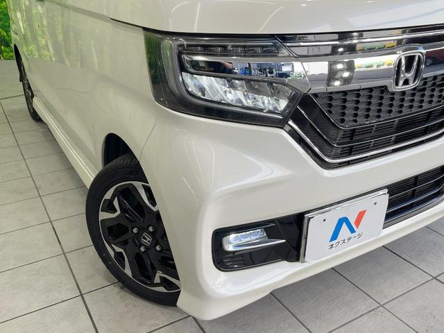 Ｎ－ＢＯＸカスタム Ｇ・Ｌターボホンダセンシング　両側電動ドア　ＳＤナビ　バックカメラ　衝突被害軽減システム　レーダークルーズ　ハーフレザーシート　ドラレコ　コーナーセンサー　スマートキー　ＬＥＤヘッド　ビルトインＥＴＣ　純正１５インチアルミ（12枚目）