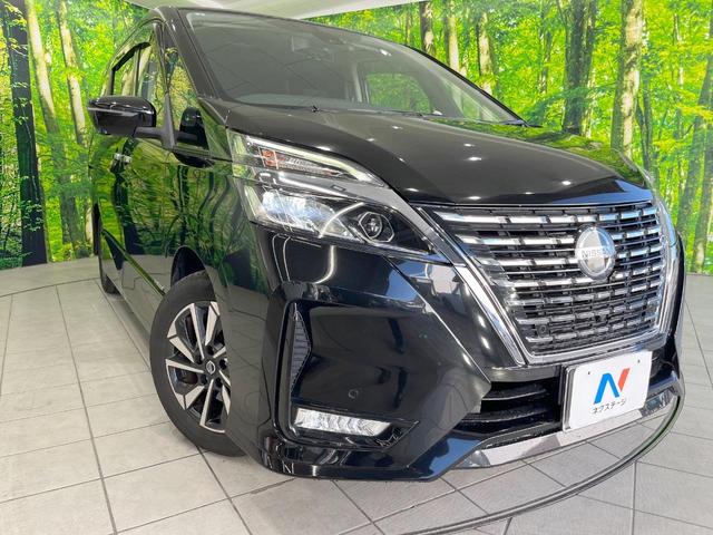 セレナ ハイウェイスターＶ　両側電動ドア　純正ＳＤナビ　後席モニター　全周囲カメラ　衝突被害軽減システム　レーダークルーズ　禁煙車　ドラレコ　コーナーセンサー　スマートキー　ＬＥＤヘッド　ビルトインＥＴＣ　純正１６インチアルミ（13枚目）