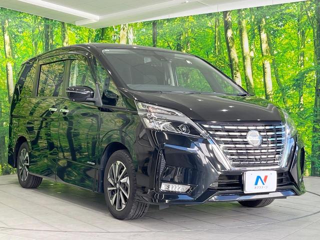 セレナ ハイウェイスターＶ　両側電動ドア　純正ＳＤナビ　後席モニター　全周囲カメラ　衝突被害軽減システム　レーダークルーズ　禁煙車　ドラレコ　コーナーセンサー　スマートキー　ＬＥＤヘッド　ビルトインＥＴＣ　純正１６インチアルミ（17枚目）